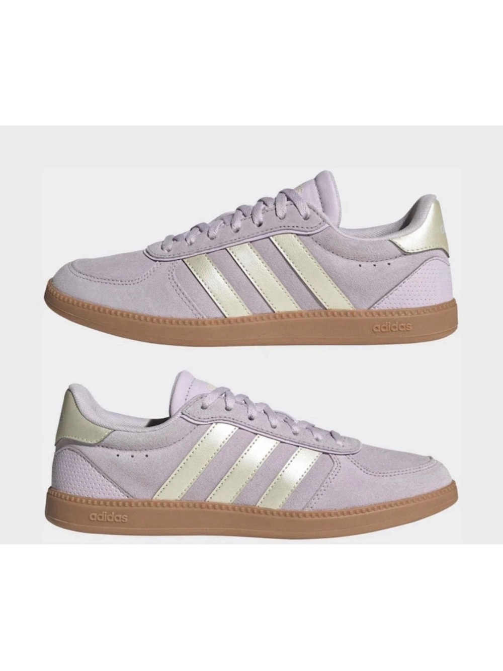NEW adidas Purple Breaknet Sleek Trainers Low Top SZ-10 - Picture 1 of 11